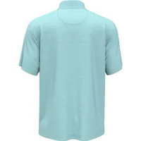 Men's Space Dye Texture Short Sleeve Polo