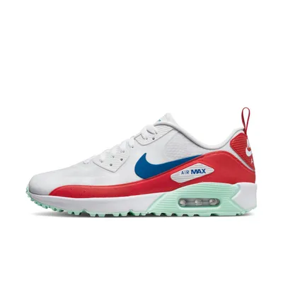 Limited Edition - Air Max 90 G NRG US Open 22 Spikeless Golf Shoe - White/Navy/Red