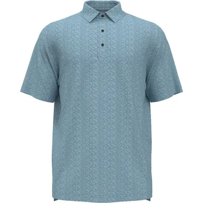 Men's Glitched Oxford Short Sleeve Polo