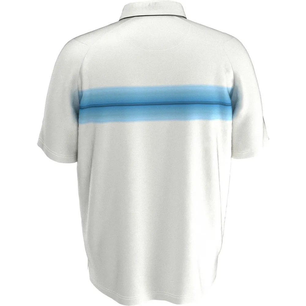 Men's Yarn Dye Energy Oxford Stripe Short Sleeve Polo