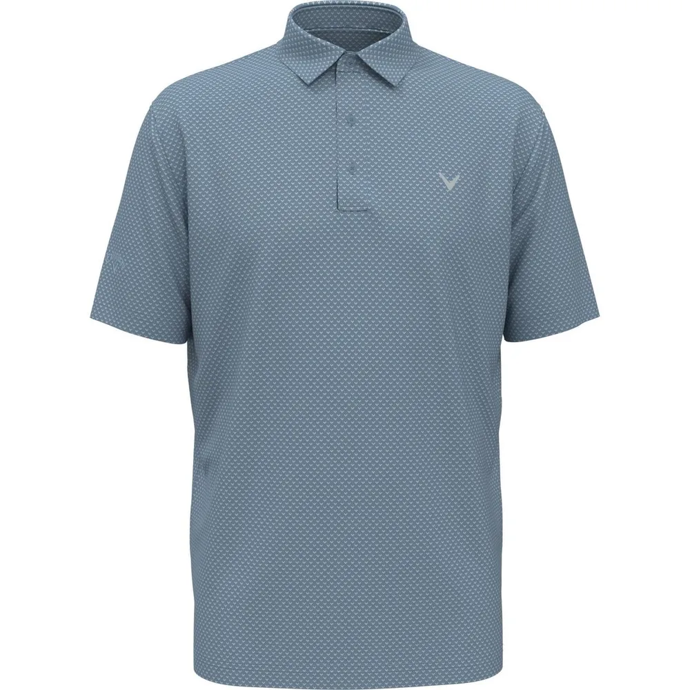 Men's Pro Spin Chev Jacquard Short Sleeve Polo