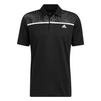 Men's Chest Print Short Sleeve Polo