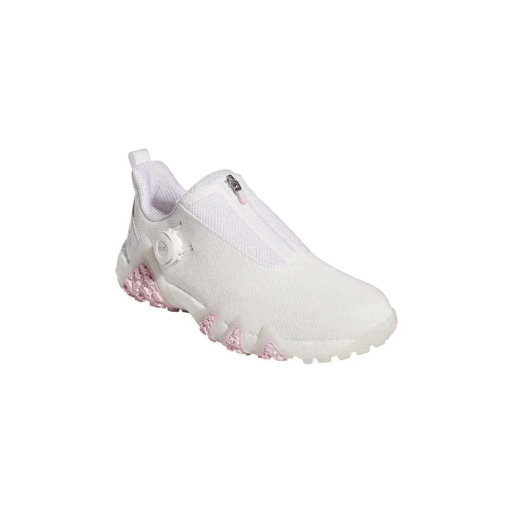 Women's CodeChaos 22 BOA Spikeless Golf Shoe - White/Pink