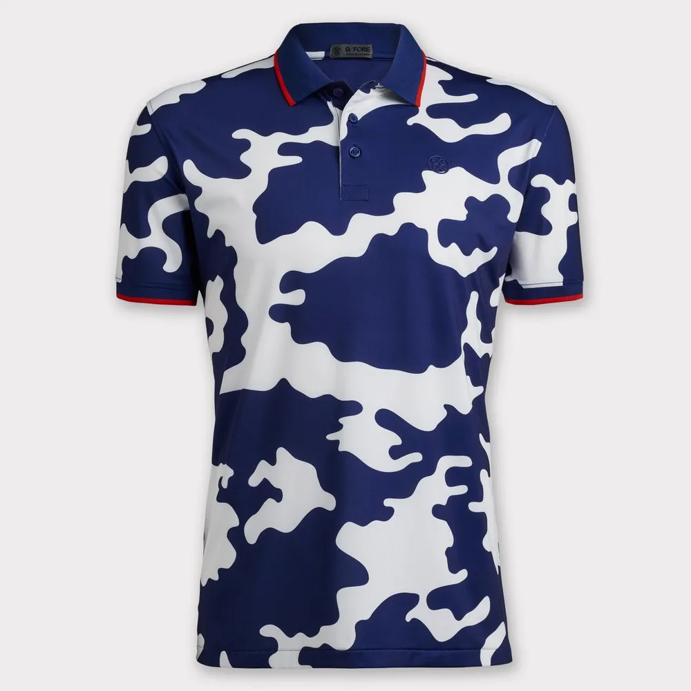 Men's Camo Short Sleeve Polo