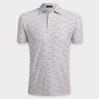 Men's Aye Papi Printed Short Sleeve Polo