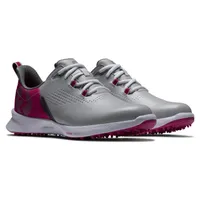 Women's Fuel Spikeless Golf Shoe - White/Pink