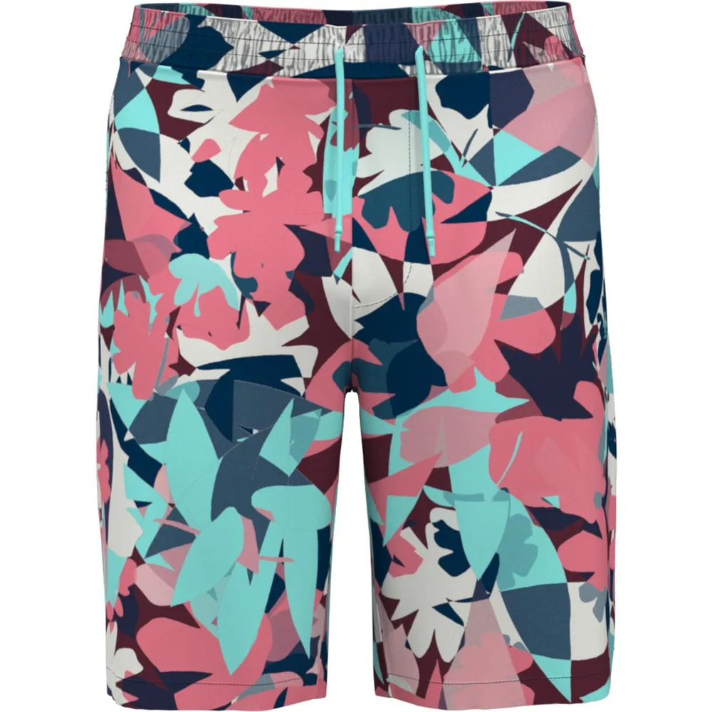 Men's All Over Textured Floral Short