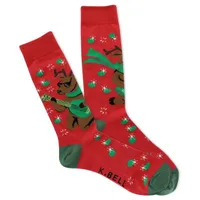 Men's Rockin Reindeer Crew Sock