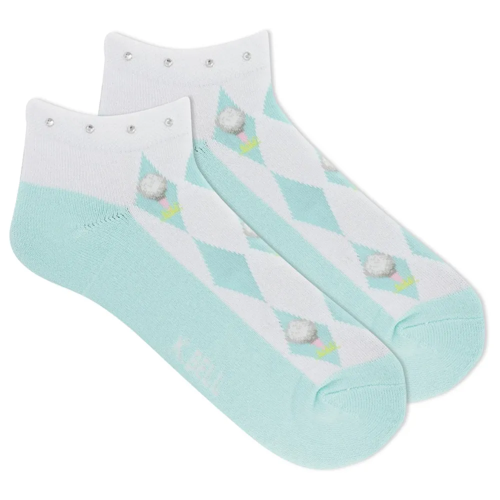 Women's Golf Argyle Ankle Sock