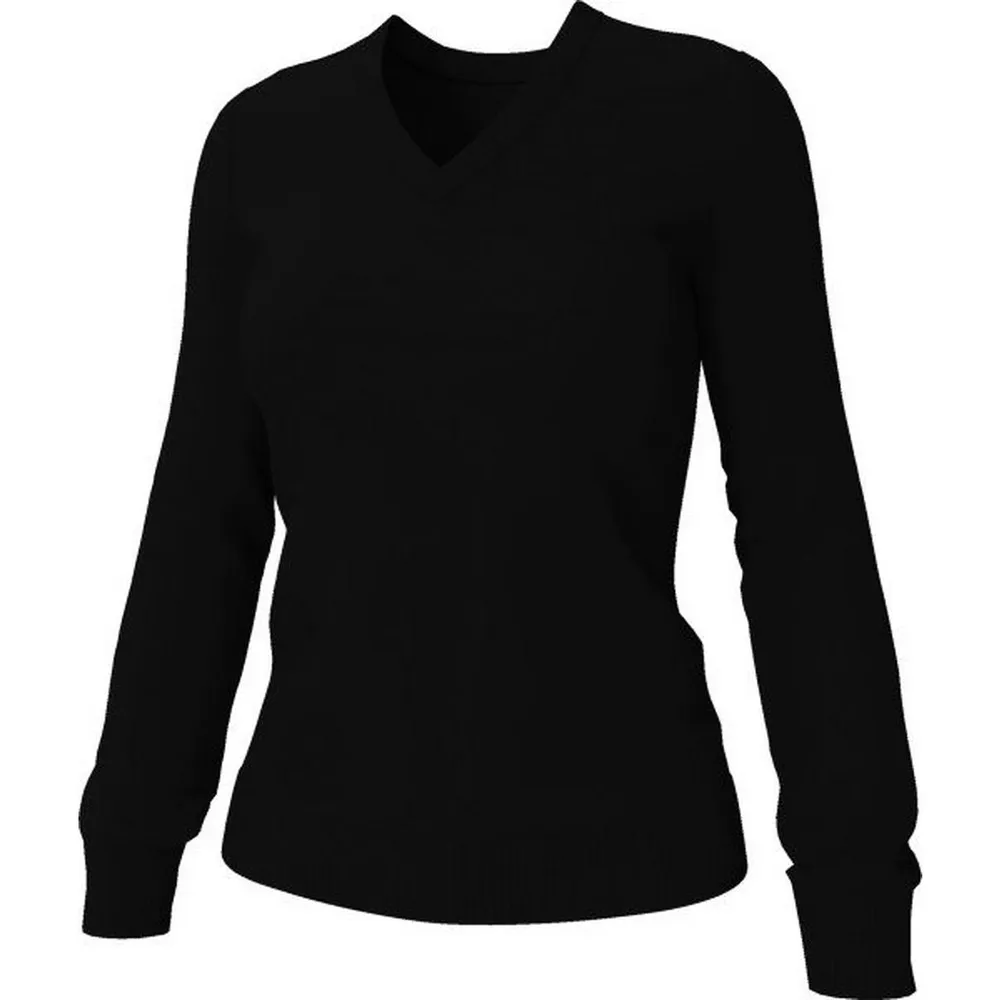 Women's Merino Blend V Neck Sweater