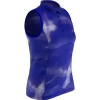 Women's Digital Dye Printed Sleeveless Polo