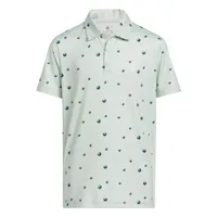 Boy's Print Short Sleeve Polo