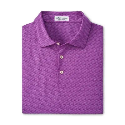 Men's Half Pour Performance Short Sleeve Polo