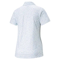 Women's Fancy Plant Short Sleeve Polo