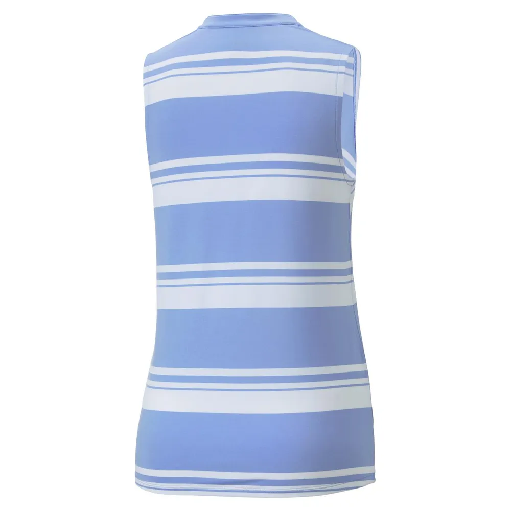 Women's Cloudspun Valley Stripe Sleeveless Polo