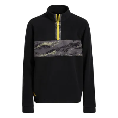 Boy's Print Block 1/4 Zip Pullover