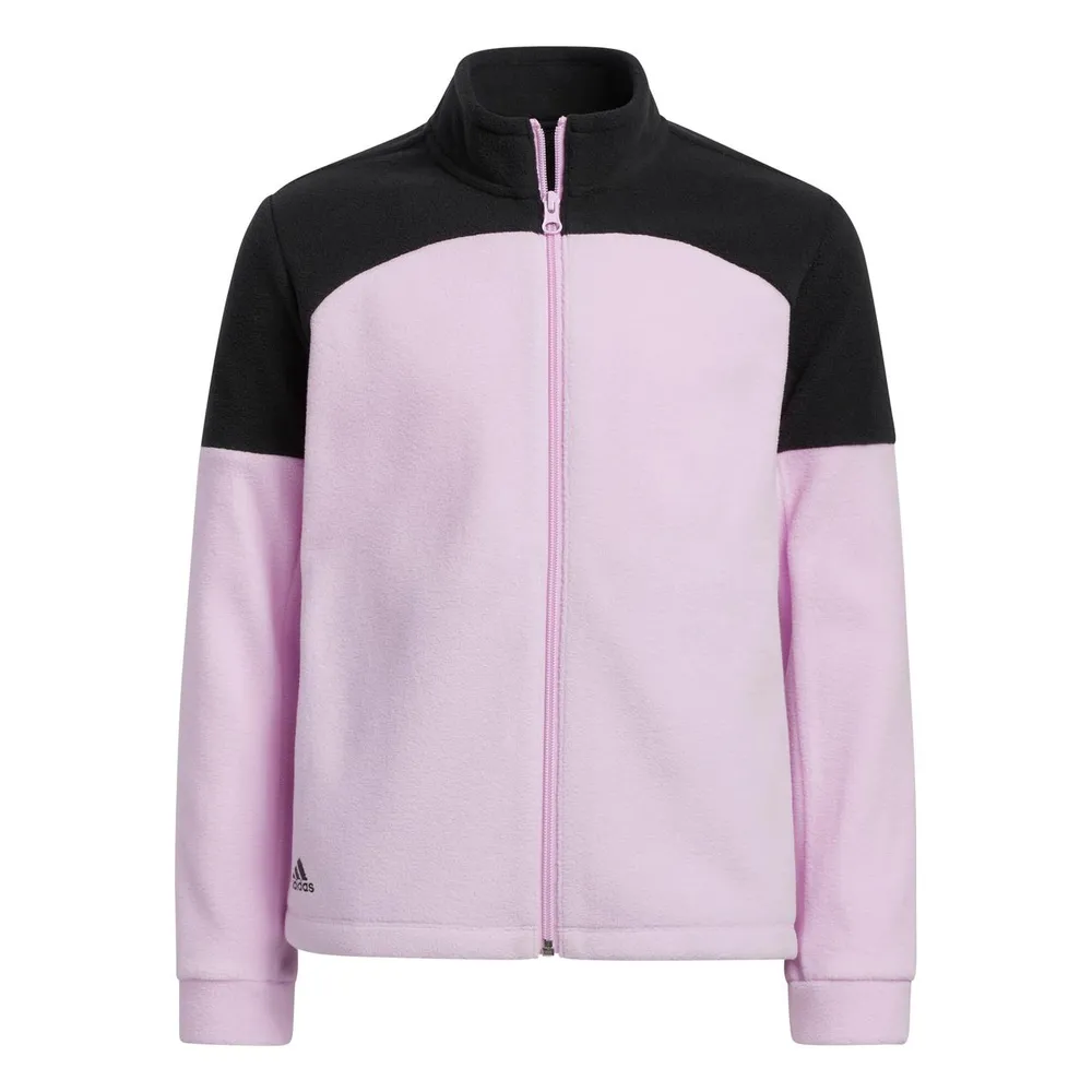 Girl's Colourblock Full Zip Sweater