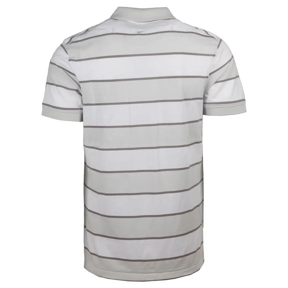 Men's THE NIKE Rugby Stripe Short Sleeve Polo