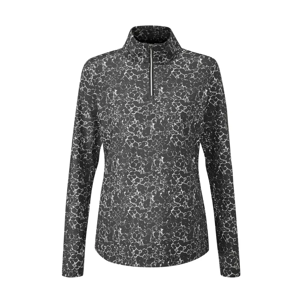 Women's Lois Printed Quarter Zip Top