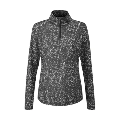 Women's Lois Printed Quarter Zip Top