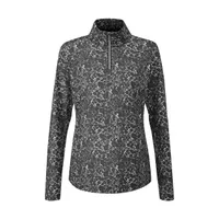 Women's Lois Printed Quarter Zip Top