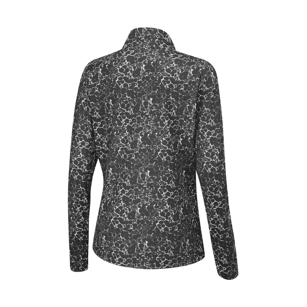 Women's Lois Printed Quarter Zip Top