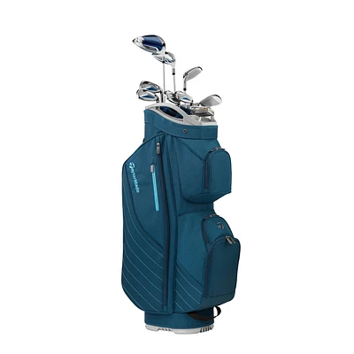 Women's Kalea Premier Navy/Light Gray 10-Piece Package Set with Graphite Shafts