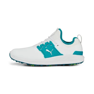 Men's Ignite ARTICULATE Spiked Golf Shoe - White/Teal