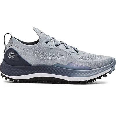 Men's Charged Curry SL Spikeless Golf Shoe - Light Blue