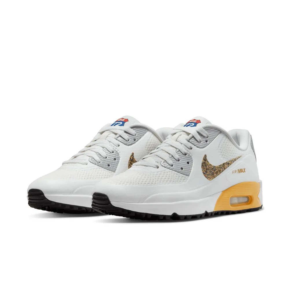 Air Max 90 G NRG P22 Spikeless Golf Shoe - White/Gold