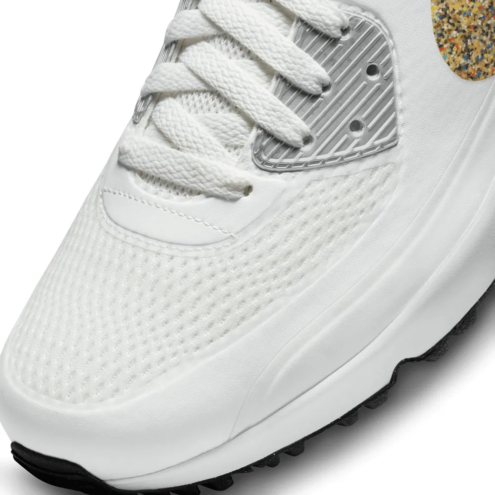 Air Max 90 G NRG P22 Spikeless Golf Shoe - White/Gold