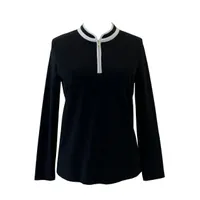 Women's Quarter Zip Long Sleeve Top