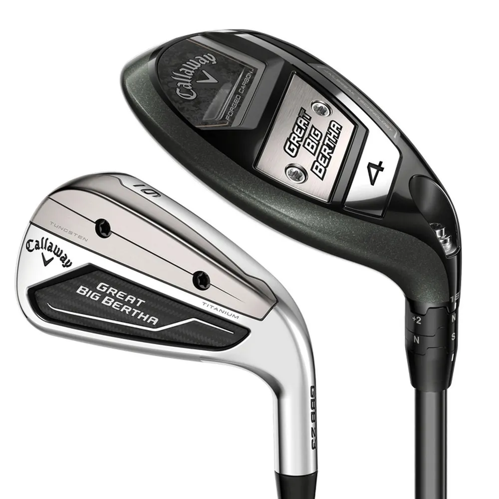 Great Big Bertha 23 4H 5H 6-PW Combo Iron Set with Steel Shafts