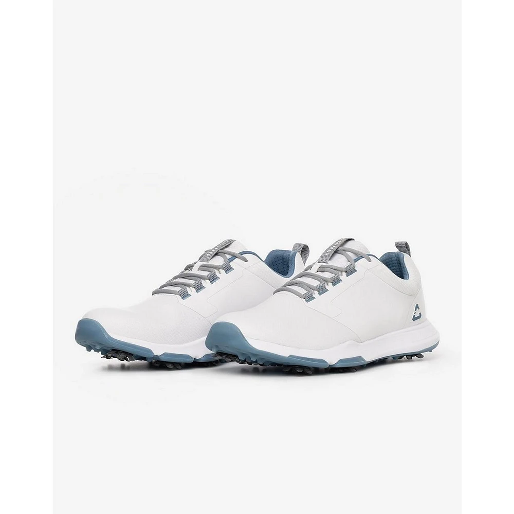 Men's The Ringer Spiked Golf Shoe - White/Blue