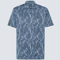 Men's Marble Jacquard Short Sleeve Polo