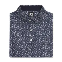 Men's Tossed Tulips Short Sleeve Polo