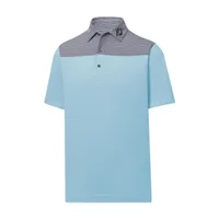 Men's End-On-End Block Short Sleeve Polo