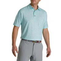 Men's Half Moon Geo Short Sleeve Polo