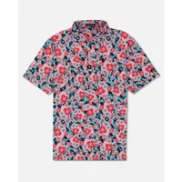 Men's Floral Short Sleeve Polo