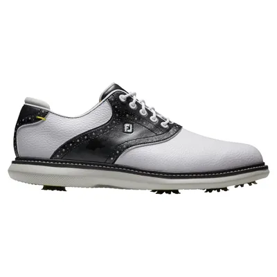 Men's Traditions Saddle Spiked Golf Shoe - White
