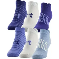 Women's Essential No Show Socks- 6 Pack