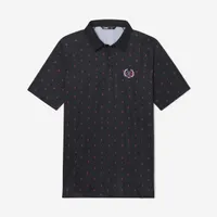 Men's Pink Whitney Crest Short Sleeve Polo