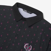 Men's Pink Whitney Crest Short Sleeve Polo