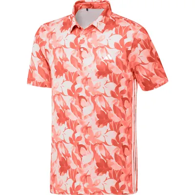 Men's Floral Short Sleeve Polo