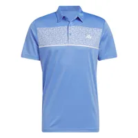 Men's Chest Print Short Sleeve Polo