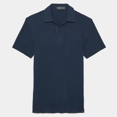 Men's Slub Short Sleeve Polo