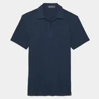 Men's Slub Short Sleeve Polo