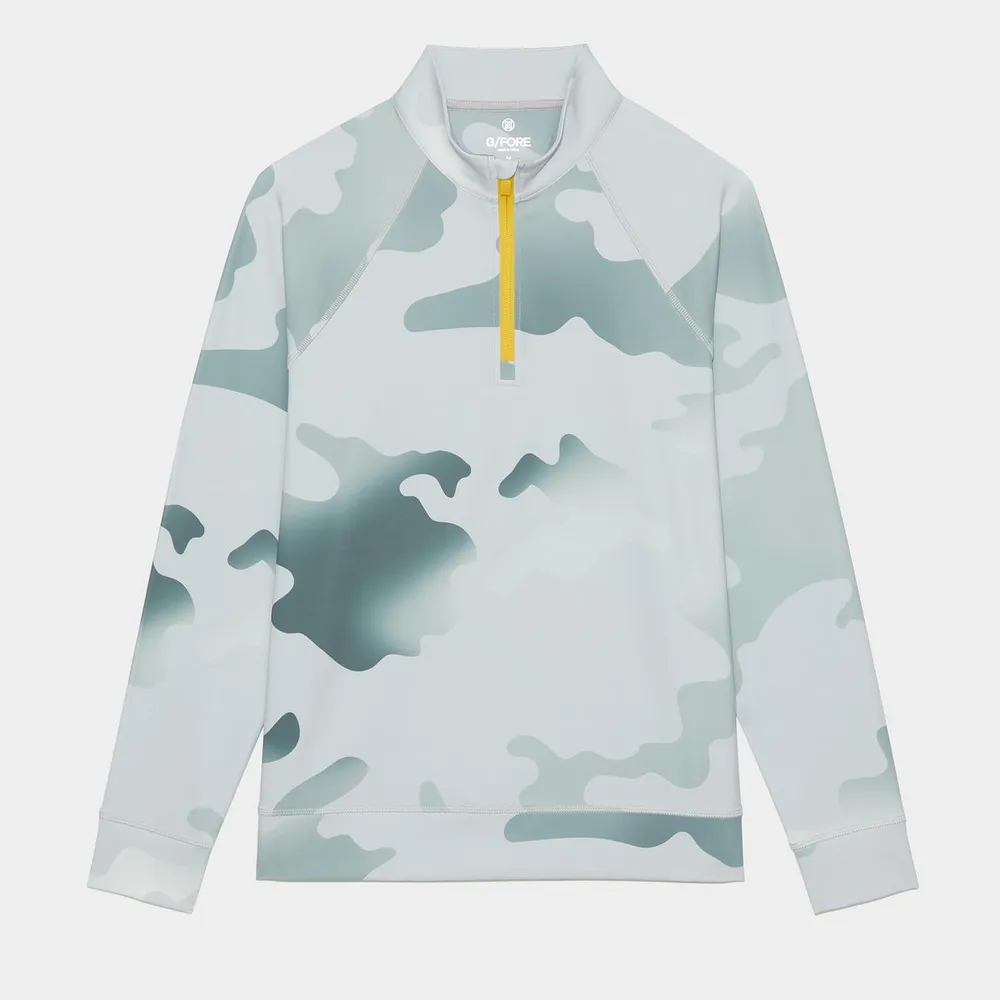 Men's Gradient Camo 1/4 Zip Pullover