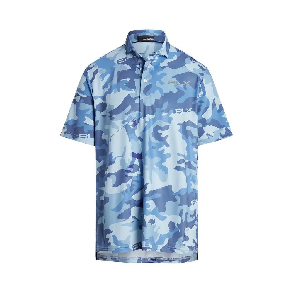 Men's Airflow Printed Camo Short Sleeve Polo