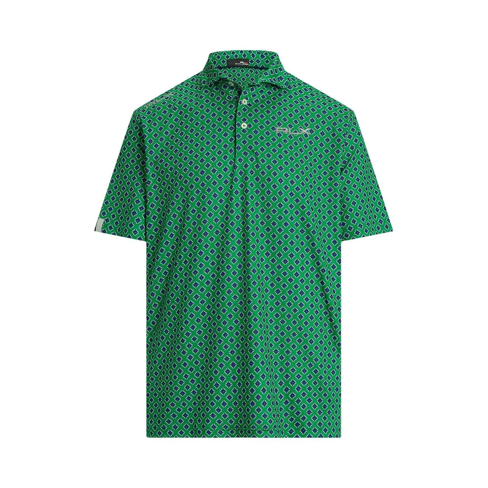 Men's Airflow Printed Short Sleeve Polo